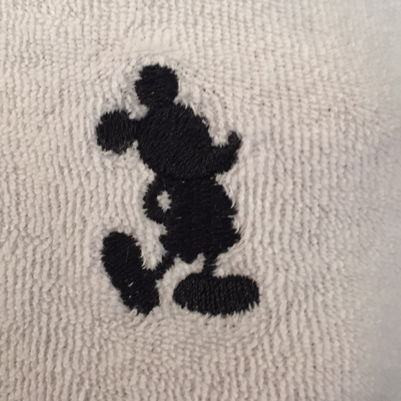 DISNEY PARKS size SMALL Terrycloth Swim Hoodie ZIP-Front Romper EARS LOGO cozy - Picture 7 of 8